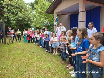Rio Bonito do IguaÃ§u - Festa N.S. Aparecida atraÃ­ FiÃ©is em Barra Mansa do IguaÃ§u